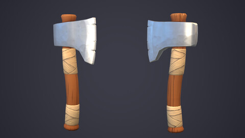 Stylized Axe - Free Lowpoly Asset