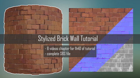 Stylized Brick Wall Tutorial in Substance Designer