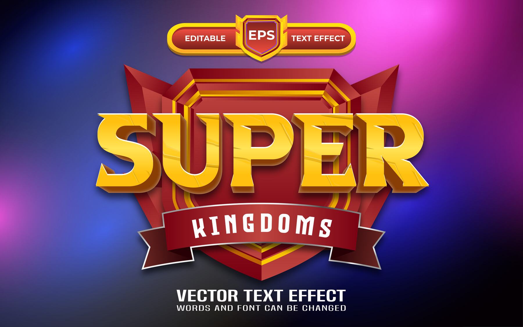 Wonder Text Effect and Logo Design Word