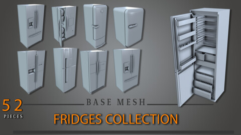 Fridges Collection - BaseMesh