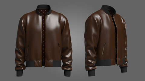 Bumber_leather_jacket_3d_model