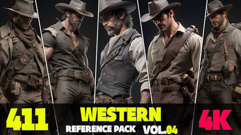 411 4K Western Reference Pack Vol.04