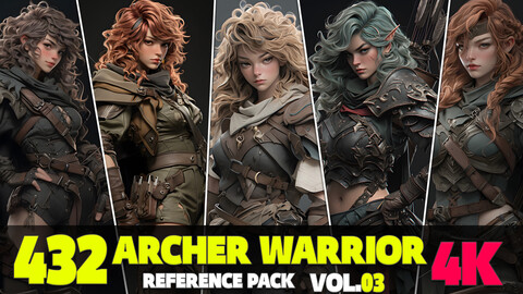 432 4K Archer Warrior Reference Pack Vol.03