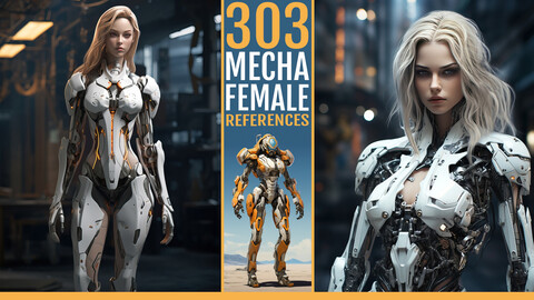 303 Mecha Female References