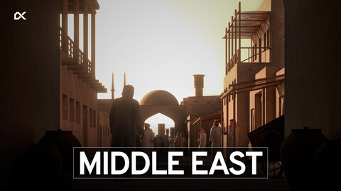 Middle East Kitbash (Blend, Max, FBX, OBJ)