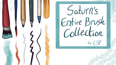 Saturn's Entire Brush Collection for Clip Studio Paint