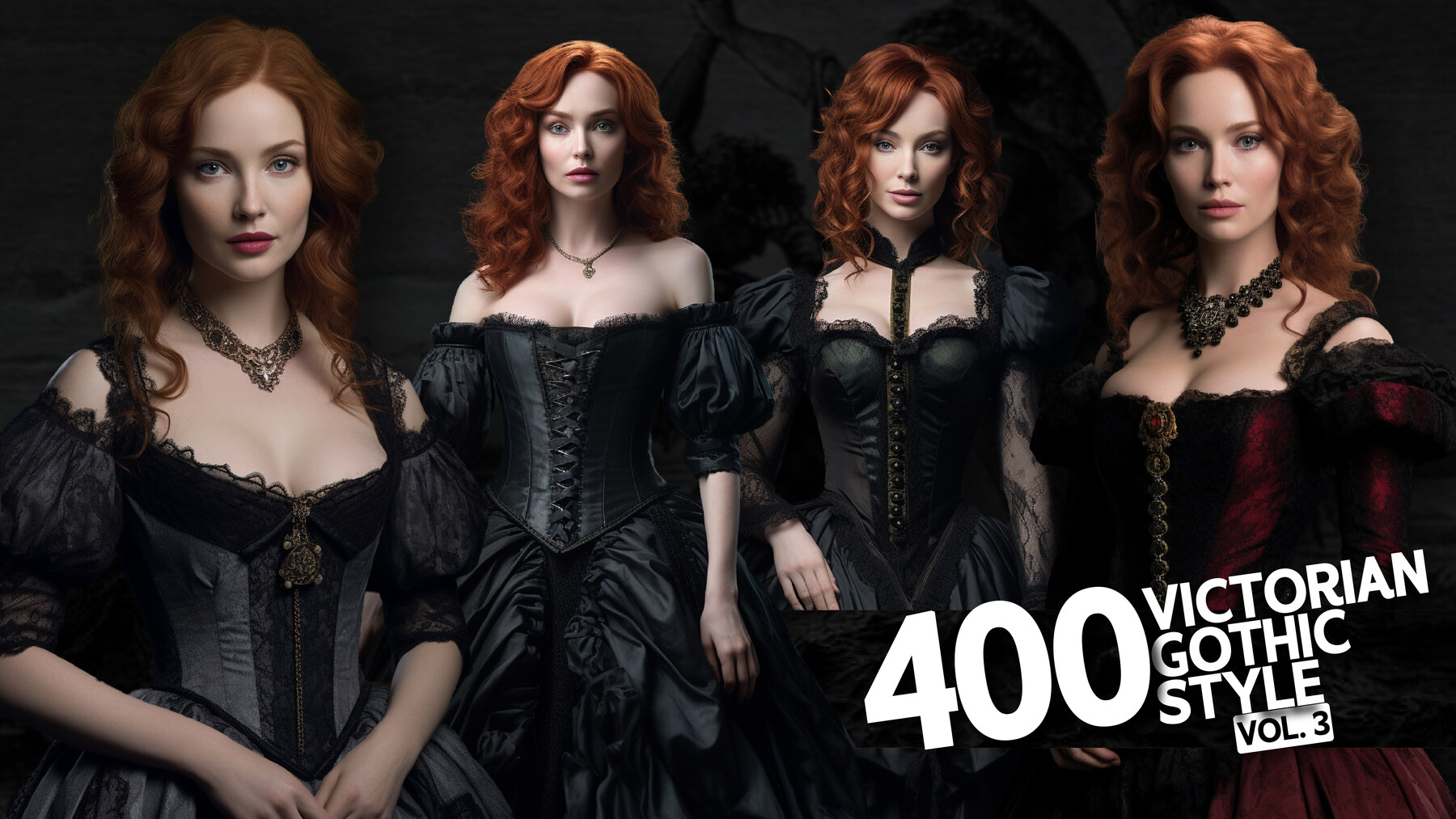ArtStation - 400 Victorian Gothic Style _ VOL 3 _ Character Reference