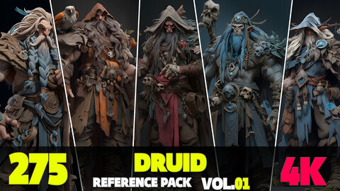 275 4K Druid Reference Pack Vol.01