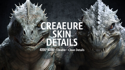 Creature Skin Details - V2 Over 600 Alphas