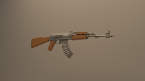 FREE Low poly AK47