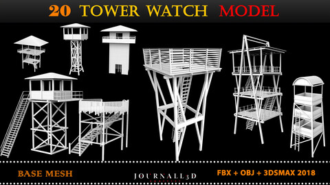 20 WATCHTOWER model basemesh