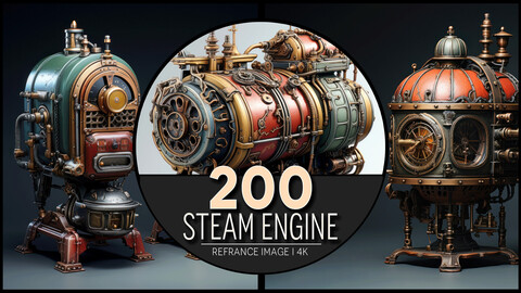 Steam Engine 4K Reference/Concept Images