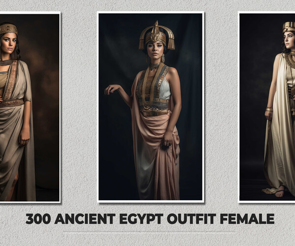 ArtStation - 300 Ancient Egypt Outfit Female - 4K | Artworks