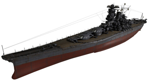Yamato 1944 Japan Warship