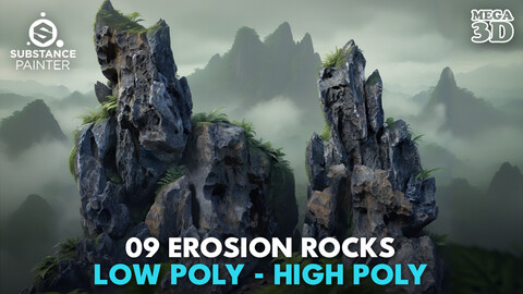 9 Erosion Rocks - 231122