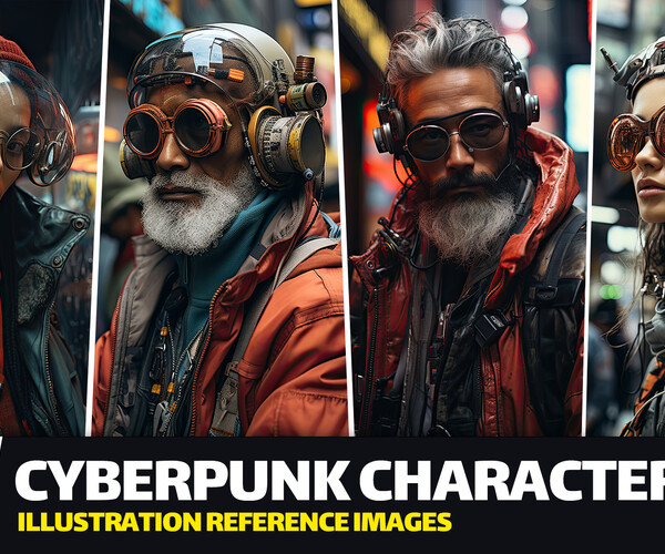 ArtStation - Cyberpunk Characters VOL.04 | 4K Reference Images | Artworks