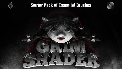 Grim Shaders Adobe Illustrator Grain Brushes