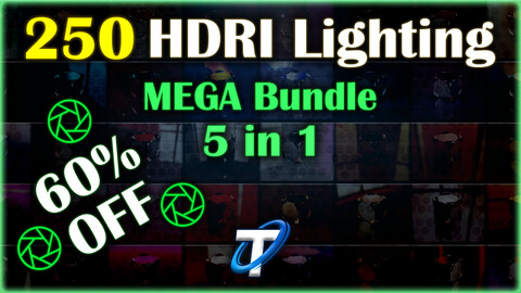 250 HDRI Lighting (MEGA Bundle)