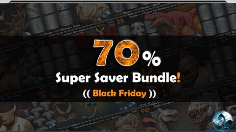 565 creatures Brushes (( Skins _ Horns_ Teeth_Claws_ Wings_Hairs )) Super Saver Bundle!( Black Friday ) 70% OFF Vol 02