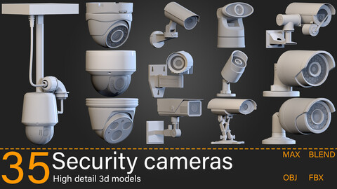 35-Security cameras-Kitbash -vol.01