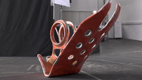 model of hook and foot for Robots / inspired by "Love, Death and Robots" / PBR textures included /