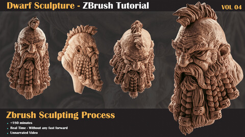 The Dwarf - ZBrush Sculpture Series Vol4