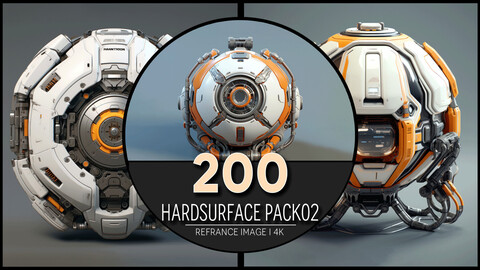 Hardsurface Pack02 4K Reference/Concept Images