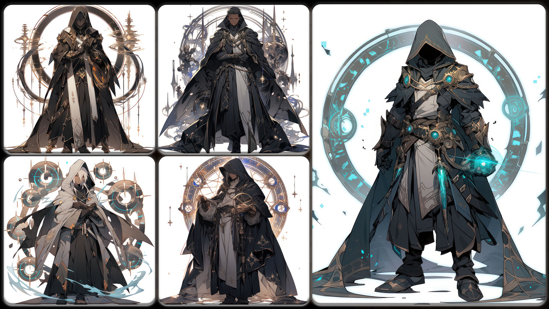 ArtStation - 200 Anime Male Chronomancer (Full Body) Reference Pack ...