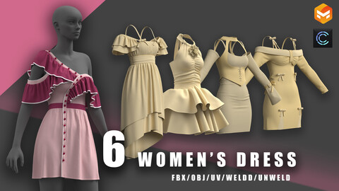 6 women's dress/clo3d/marvelous/girl's outfit