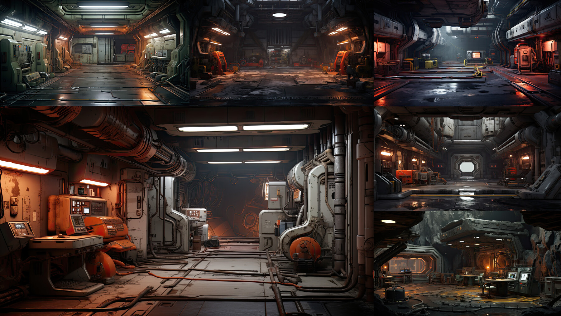 ArtStation - 205 arts - Deep Space Mining Facility Environment ...