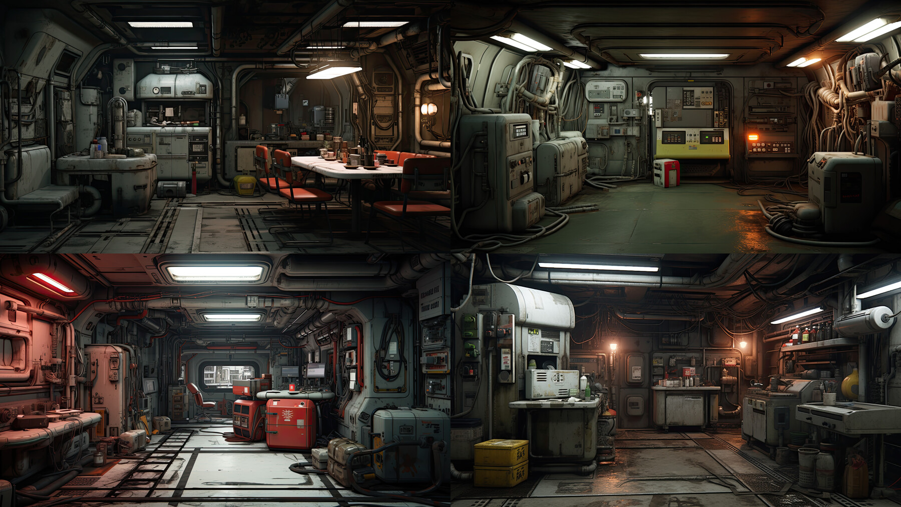 ArtStation - 205 arts - Exosuit Workshop Environment - Interior ...