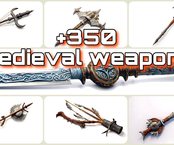 ArtStation - +350 Medieval Weapon Concept(4k) | Artworks