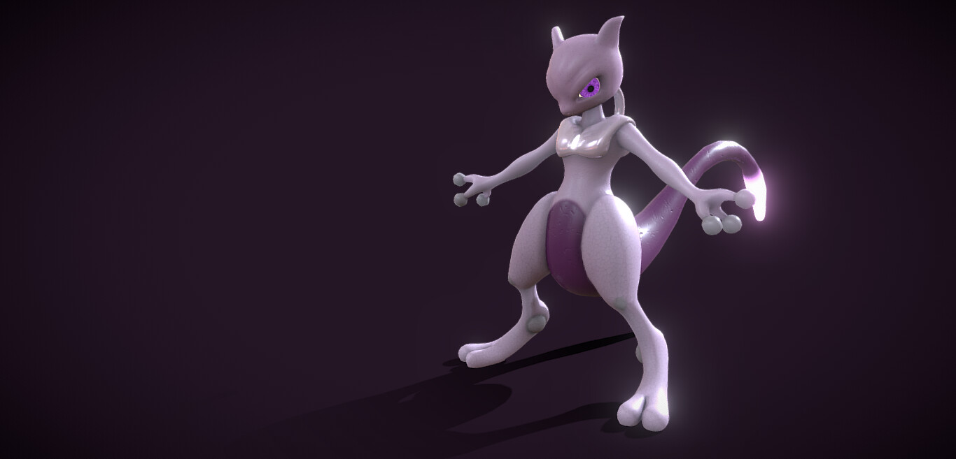 ArtStation - armored mewtwo