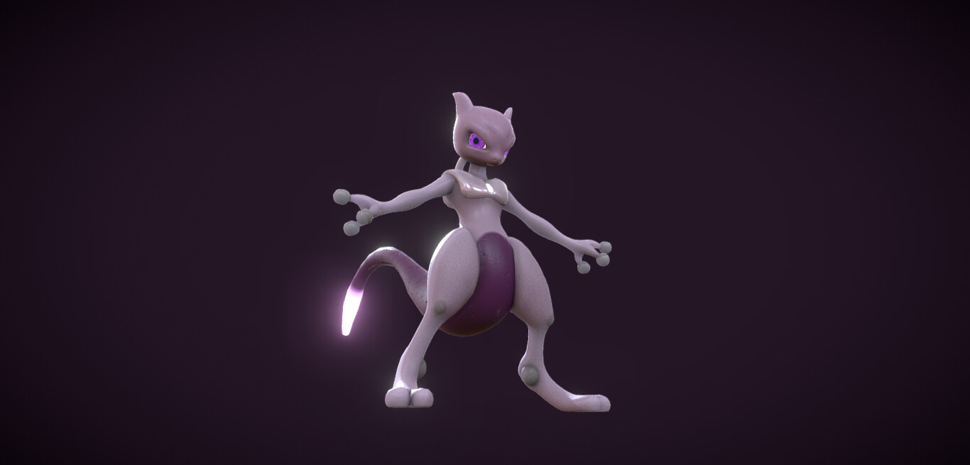 ArtStation - armored mewtwo