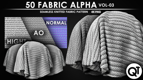 QT Studio - Fabric Alpha VOL 03 - 50 Knitted Fabric