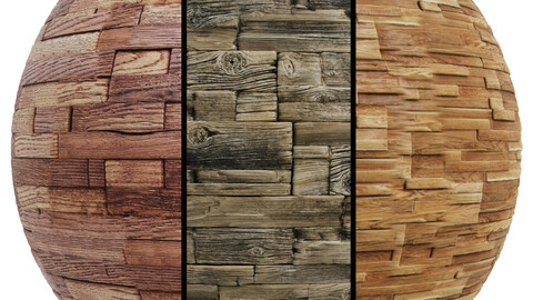 Fb602 Wood panel effect covering | 3mat | 4k | Seamless