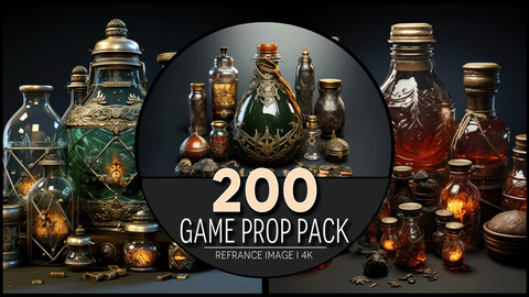 Game Prop pack 4K Reference/Concept Images