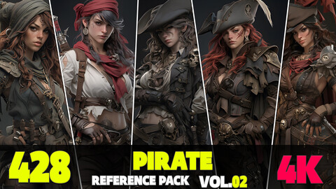 428 4K Pirate Reference Pack Vol.02