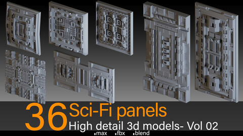 36 Sci-Fi Panels- Vol 02