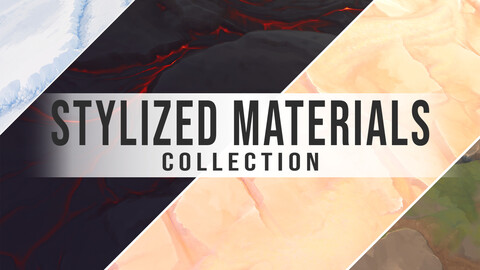 Stylized Materials Collection - 90 Materials with SBS + Textures