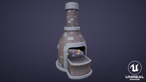 Stylized Medieval Furnace