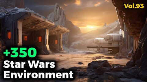 +350 Star Wars Environment Concept (4k) | Vol_93