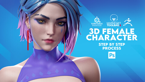 3D Stylized Female Character