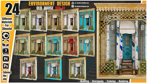 Old House vol01- (3D MODEL For Environment design)