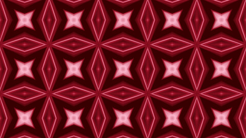 4k red pattern kalleidoscope effect background