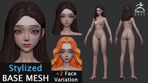 Stylized BASE MESH