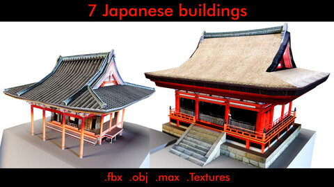 7 Japanese Buildings- Vol 02