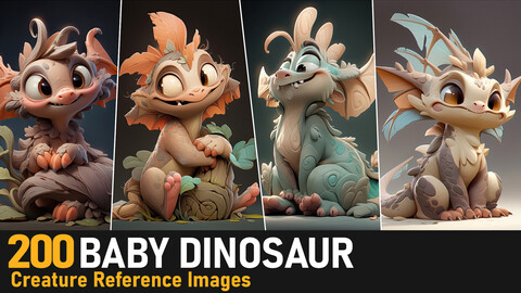 Baby Dinosaur | 4K Reference Images