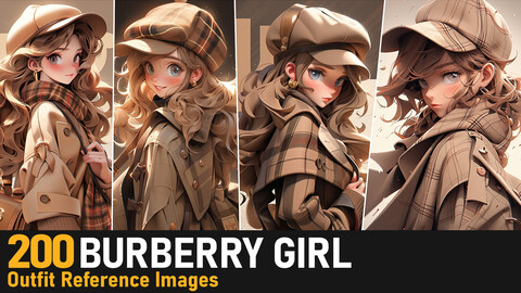 Burberry Girl | 4K Reference Images