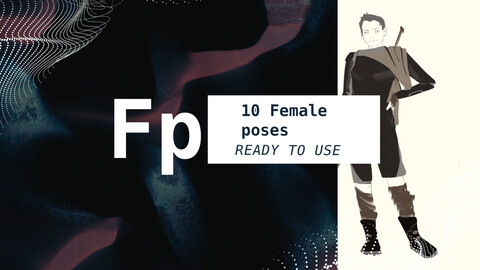 Female poses ready to use